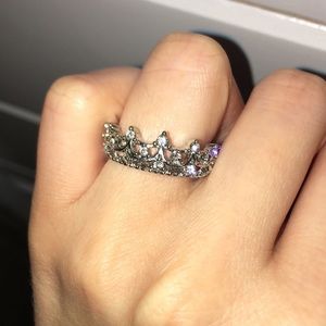 Silver Crown ring